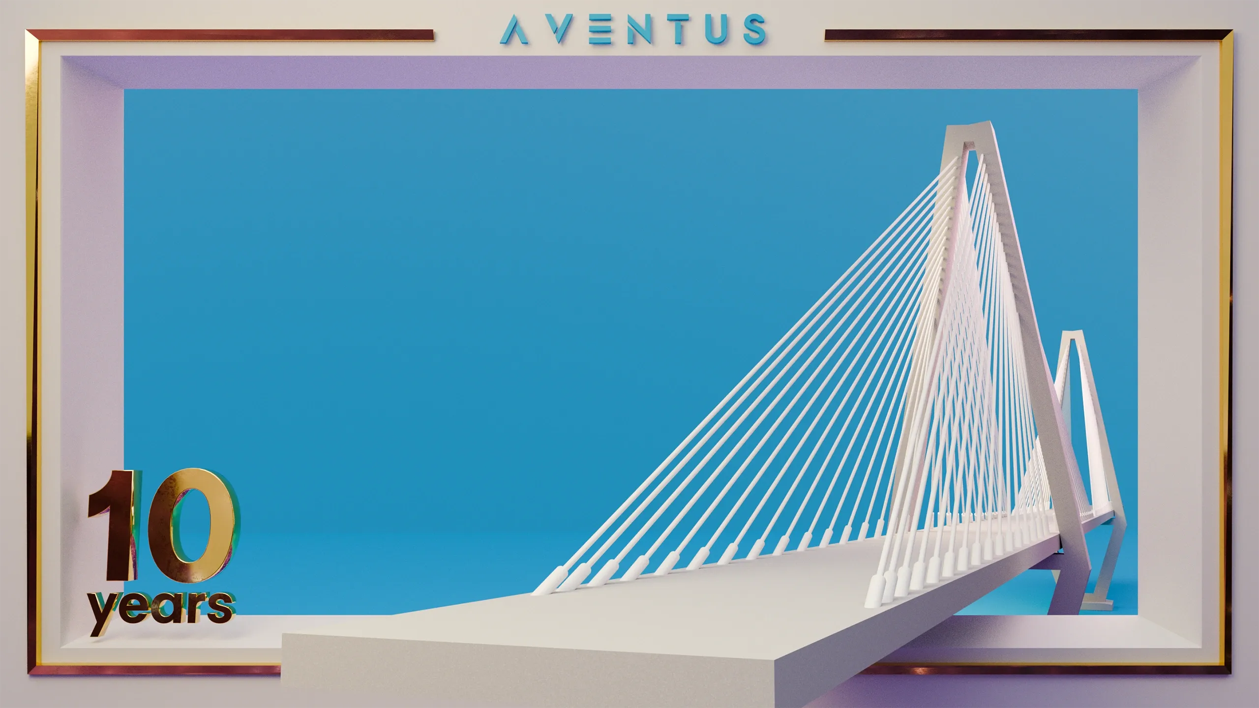Diseño 3D para fondos de Zoom · Aventus