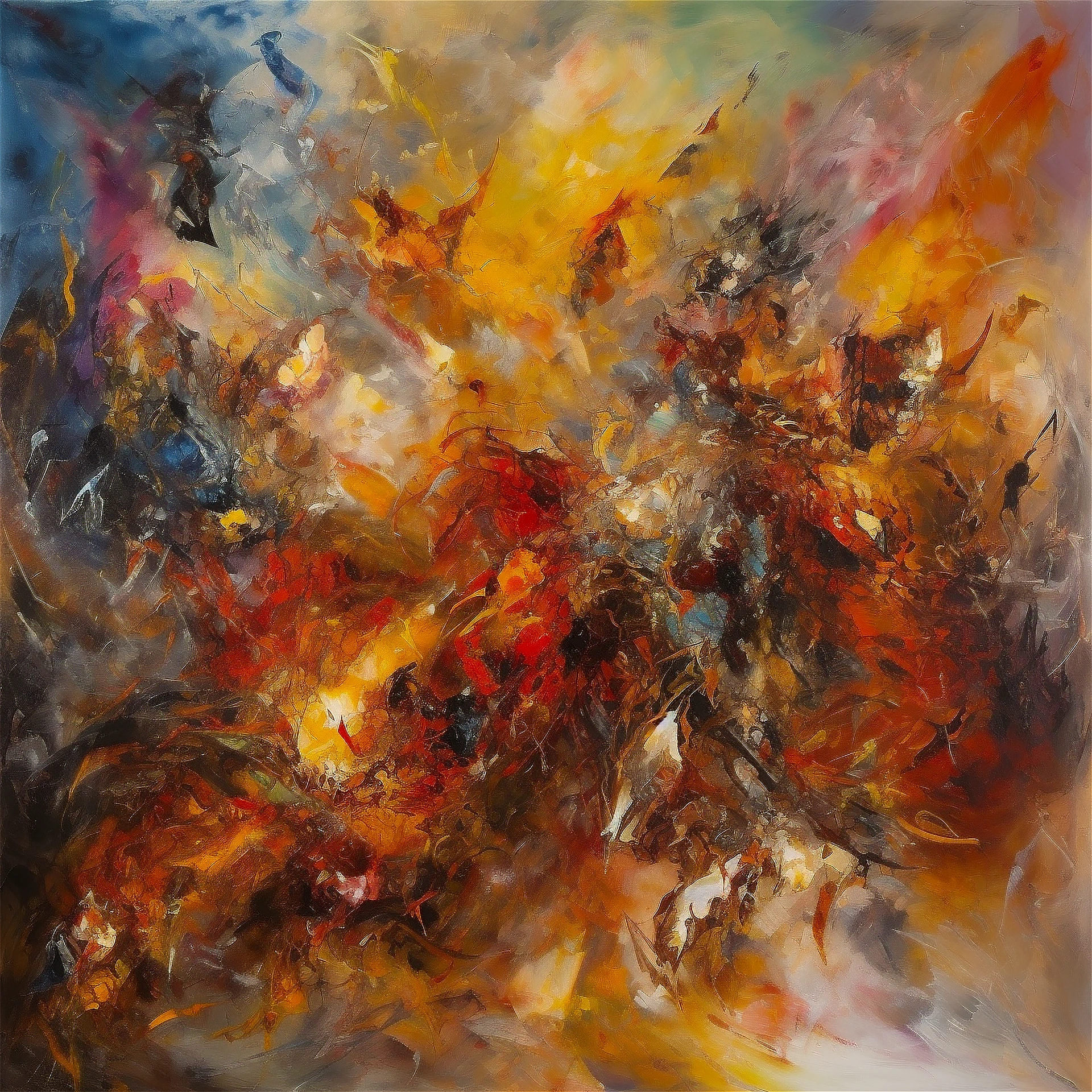 Arte digital mostrando la batalla del alma entre fuerzas de luz y oscuridad