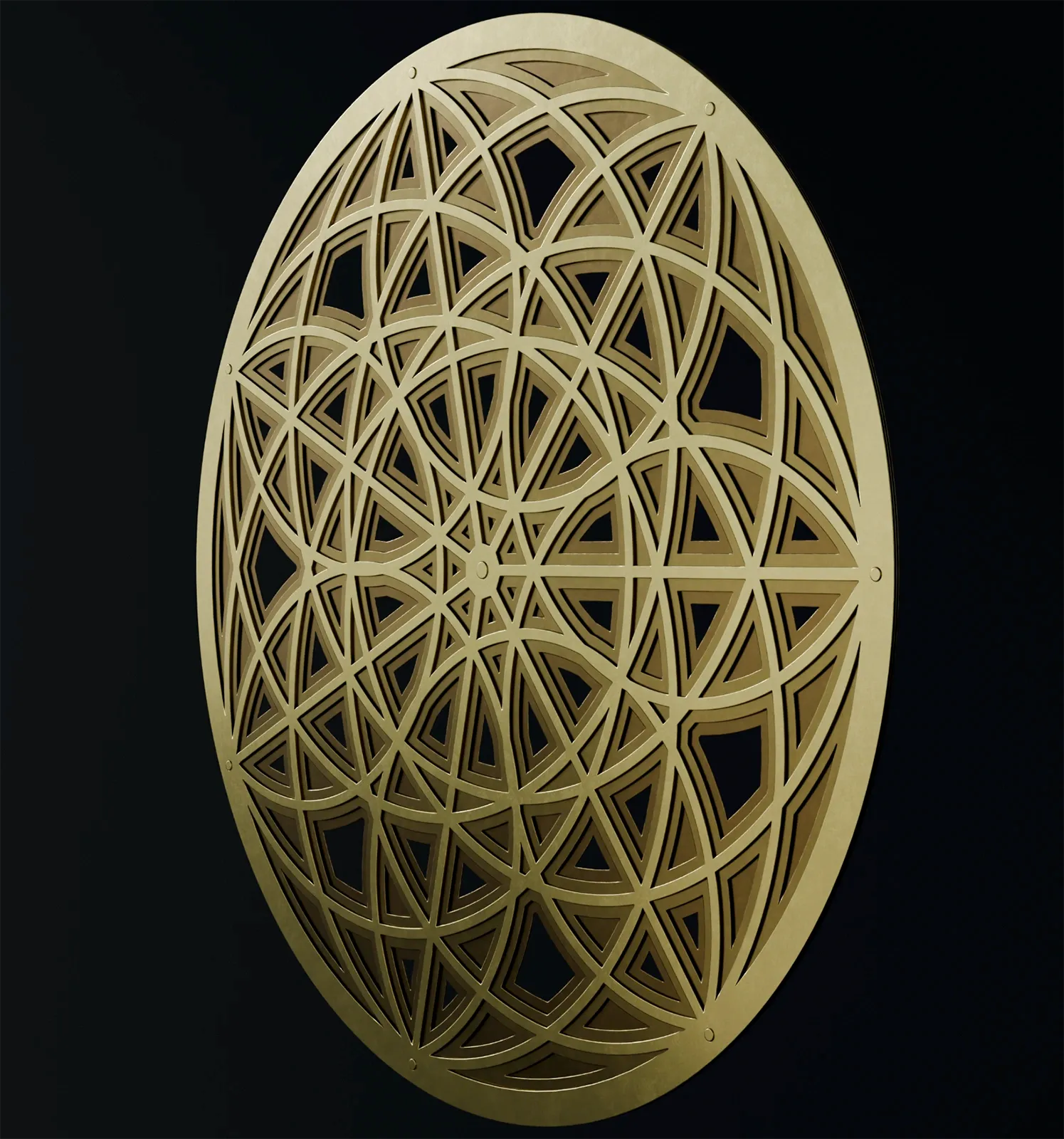 Escultura metálica paramétrica · Esculturas Palinodia