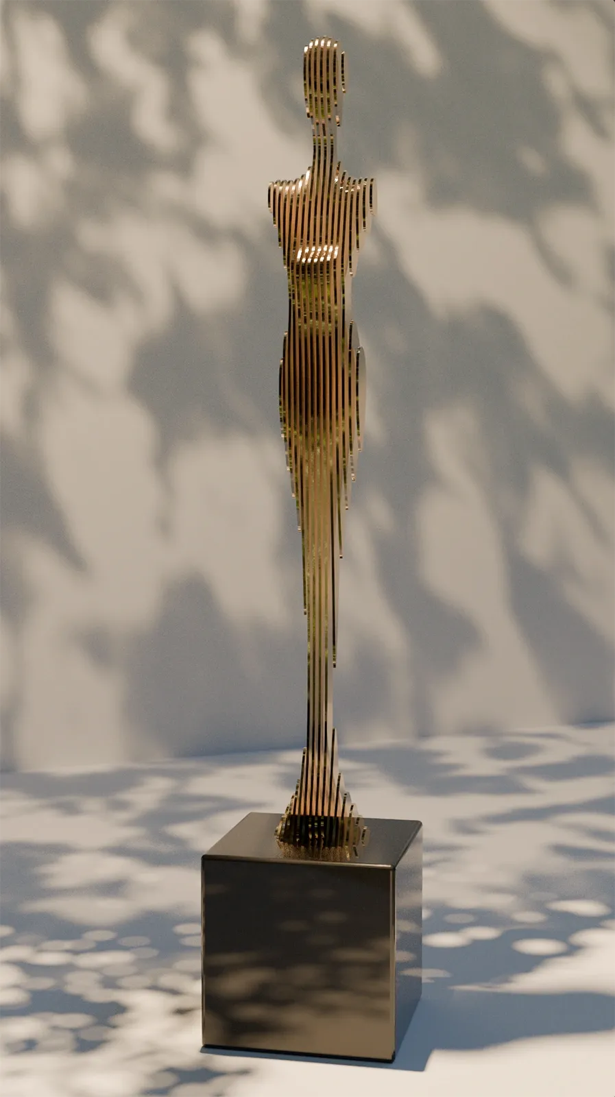 Diseño paramétrico y trabajo en metal · Esculturas Palinodia