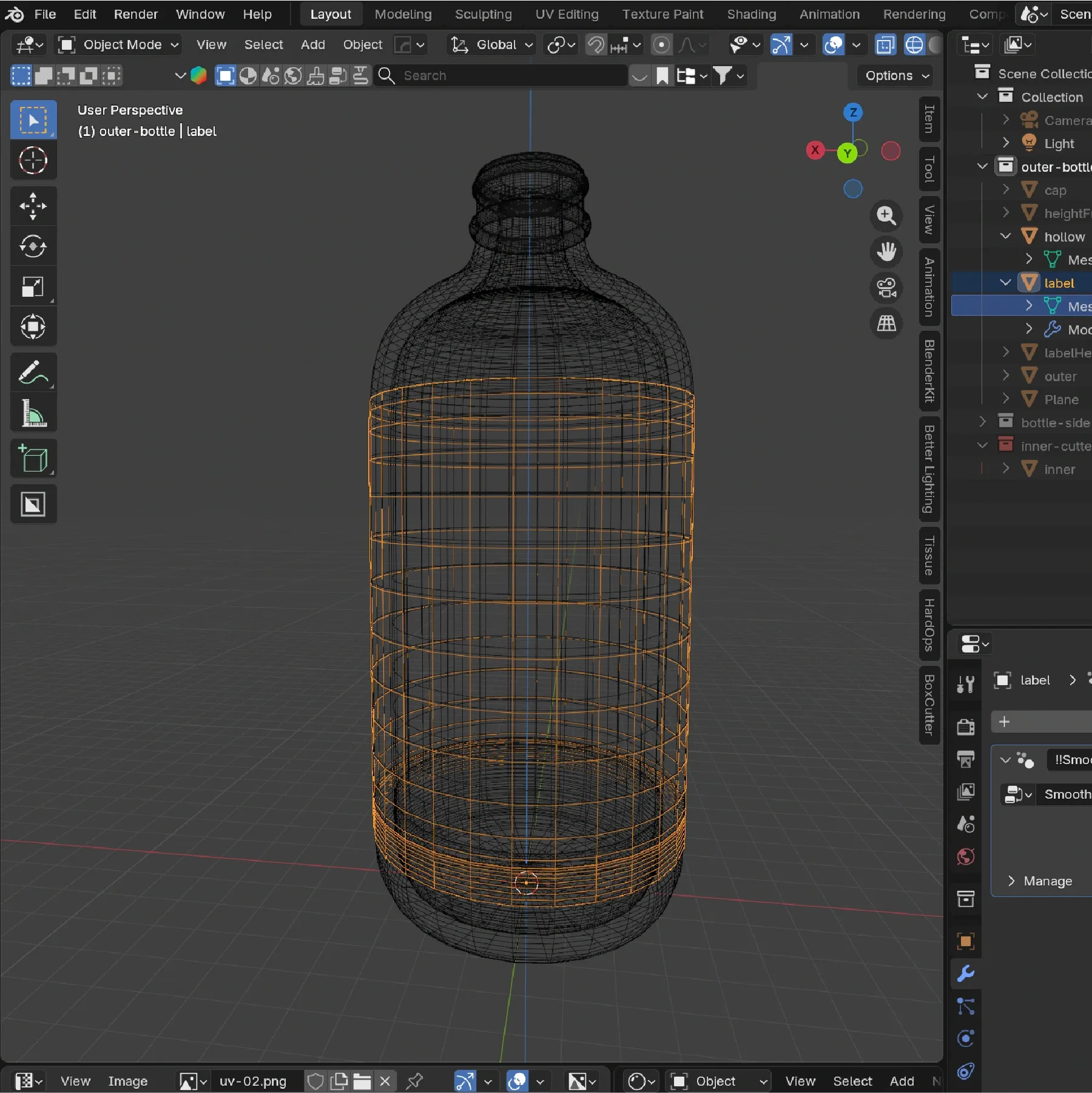 Aplicación de materiales en Blender - paso 01