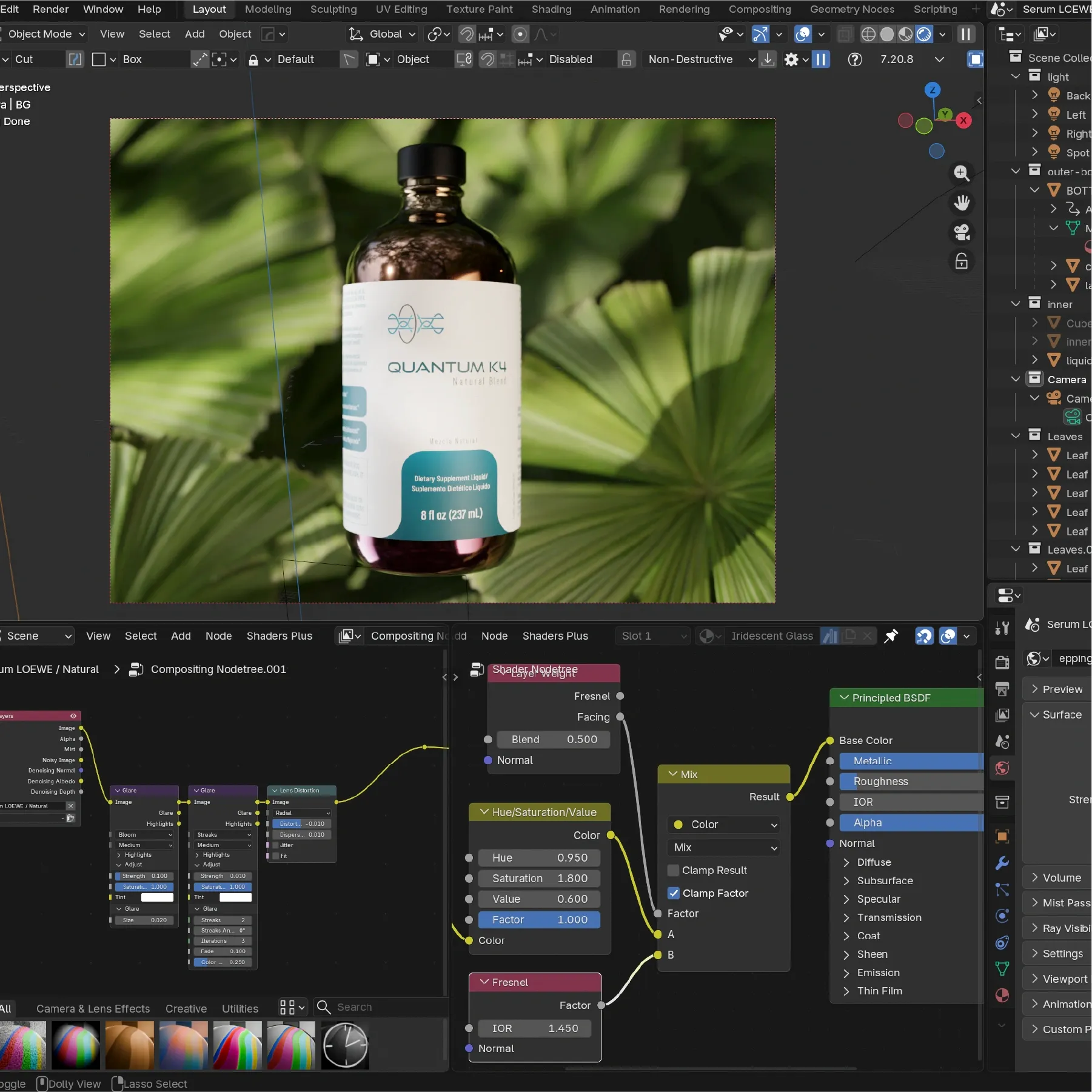 Aplicación de materiales en Blender - paso 04