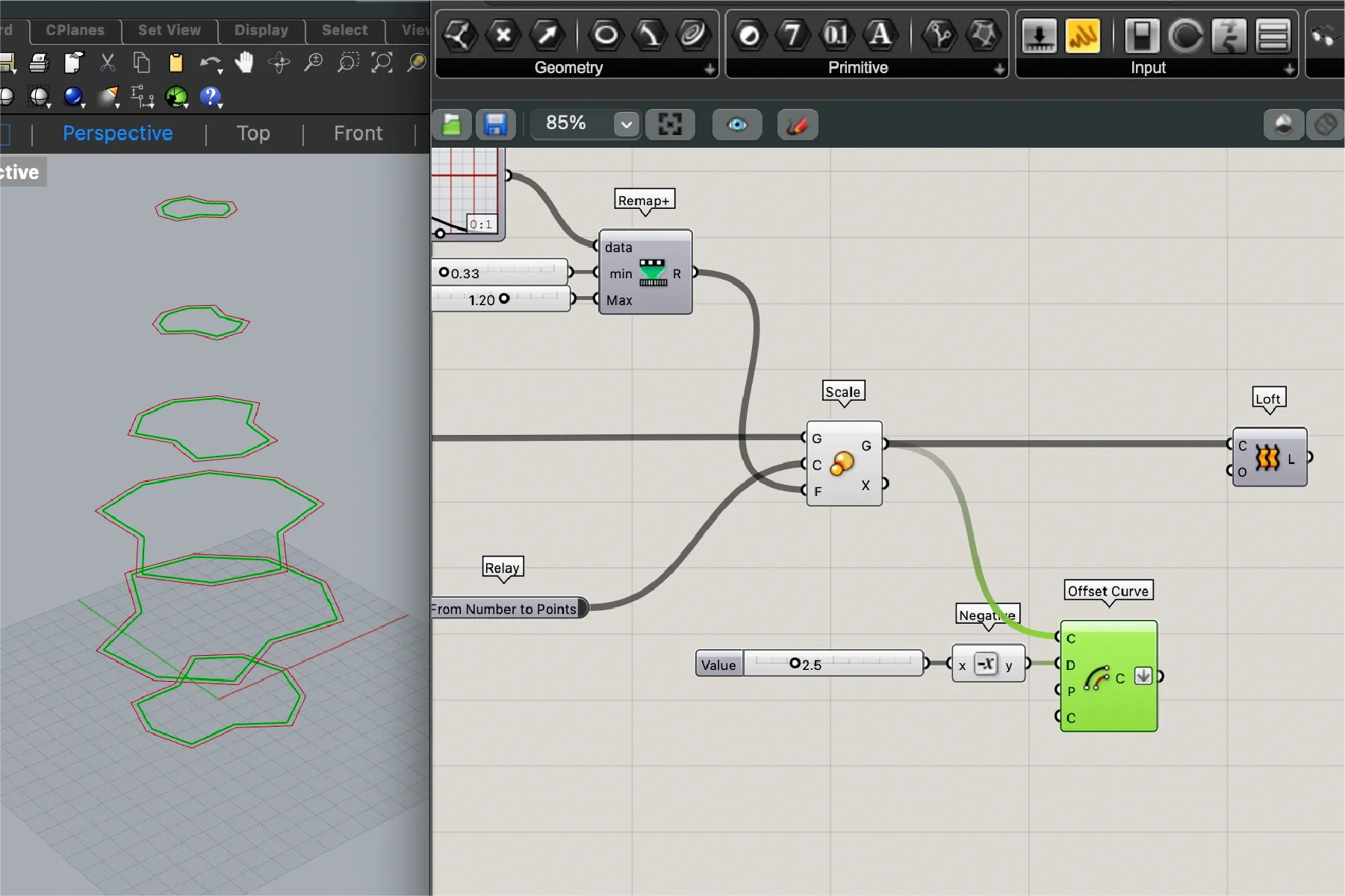Transición entre niveles lista para el loft
