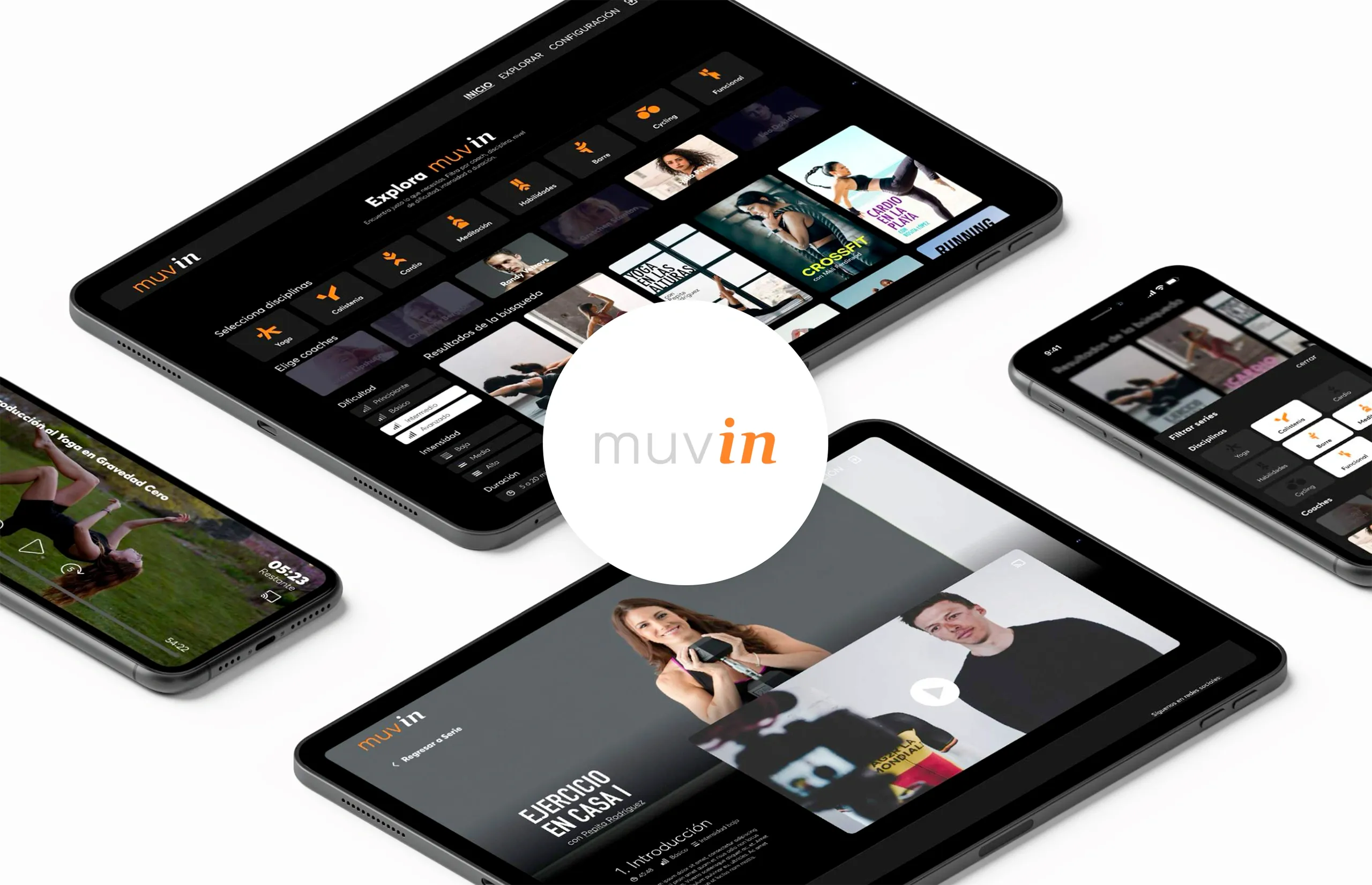 Diseño front-end · Muvin