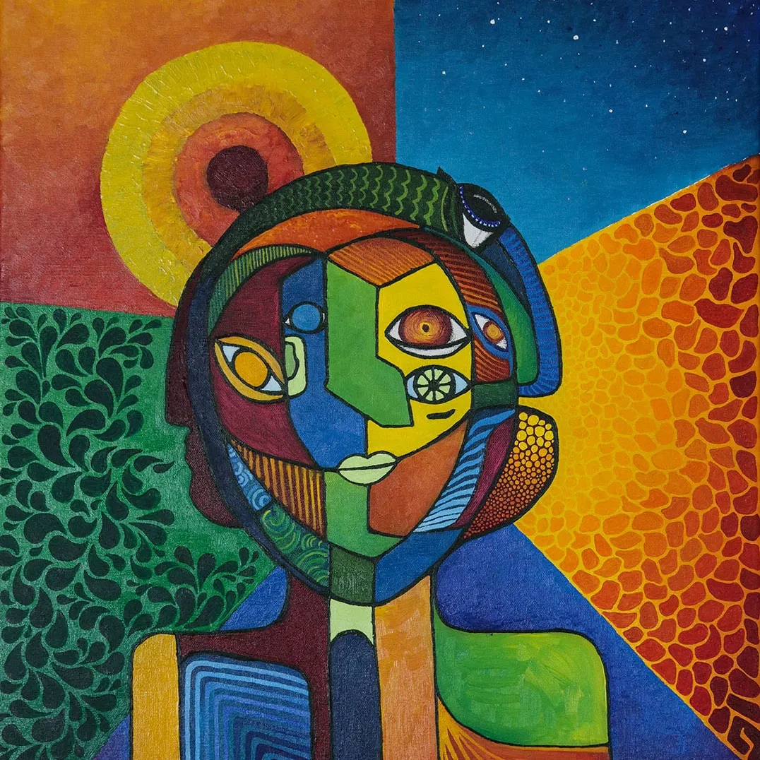 Pintura al óleo sobre lienzo
